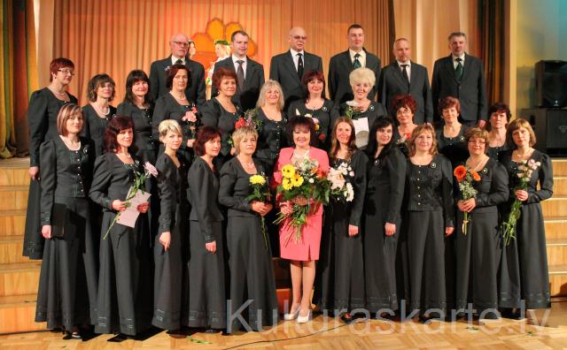 Jauktais koris TĒRVETE Jubilejas koncertā